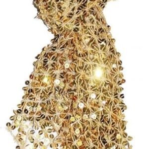 Alivila.Y Fashion Womens Glitter Shinning Sequins Beaded Wedding Evening Scarf Shawls A05-Gold