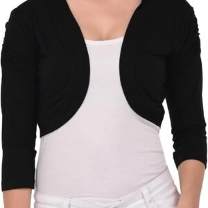 Espresso Women’s Shrug – X-Large, Black