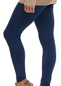 Lush Moda Seamless Full Length Leggings - Variety of Colors - Navy