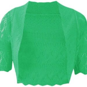 Women Ladies Crochet Knitted Shrug Cardigan Bolero Sweater